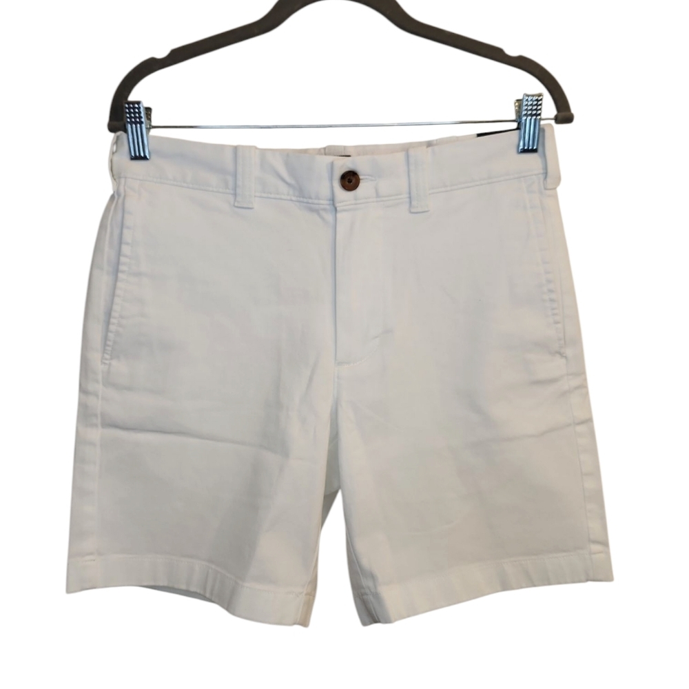 NWT J.Crew Women's White 7" Inseam Chino Short Size 29